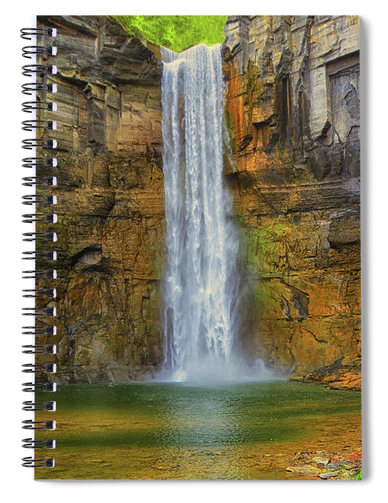 Taughannock Falls Spiral Notebook featuring the photograph Taughannock Falls by Raymond Salani III