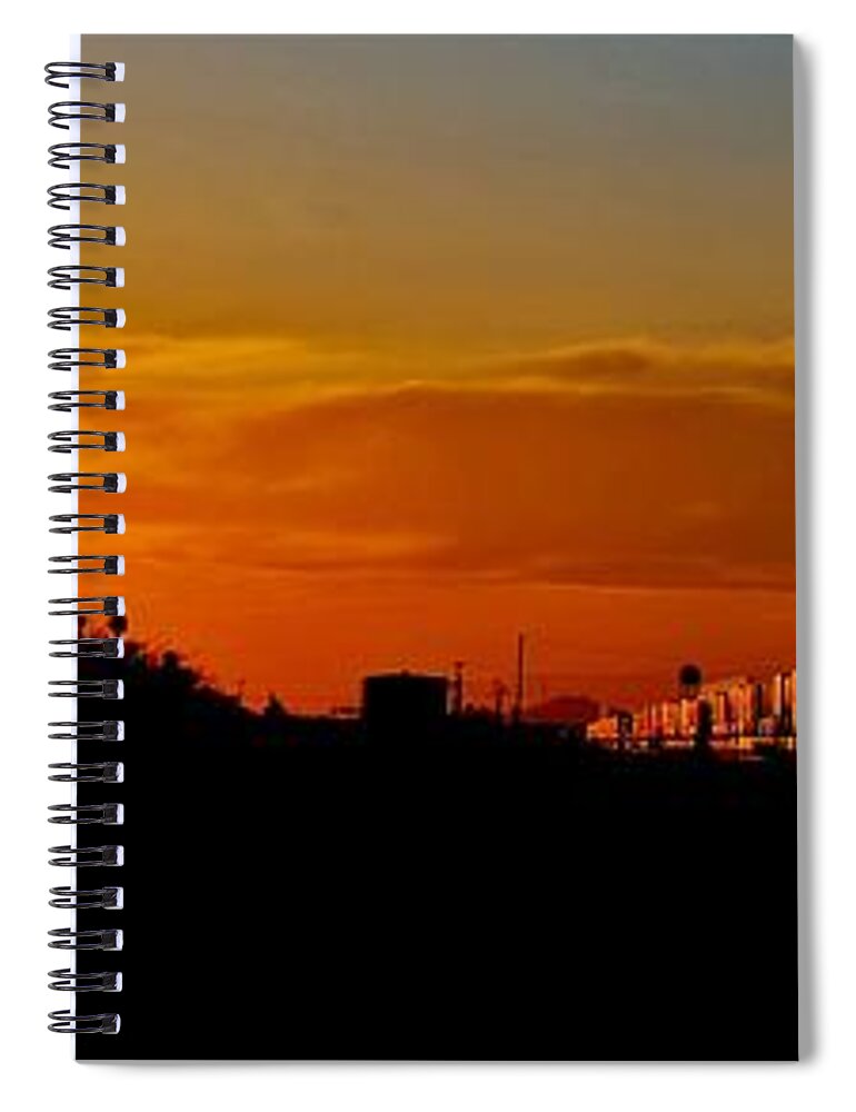 Train Spiral Notebook featuring the digital art Train #3 by Maye Loeser