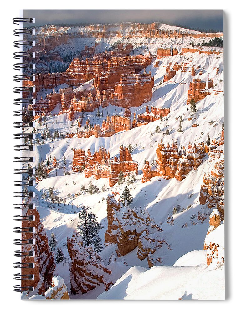 Dave Welling Spiral Notebook featuring the photograph Winter Sunrise Bryce Canyon National Park Utah #3 by Dave Welling