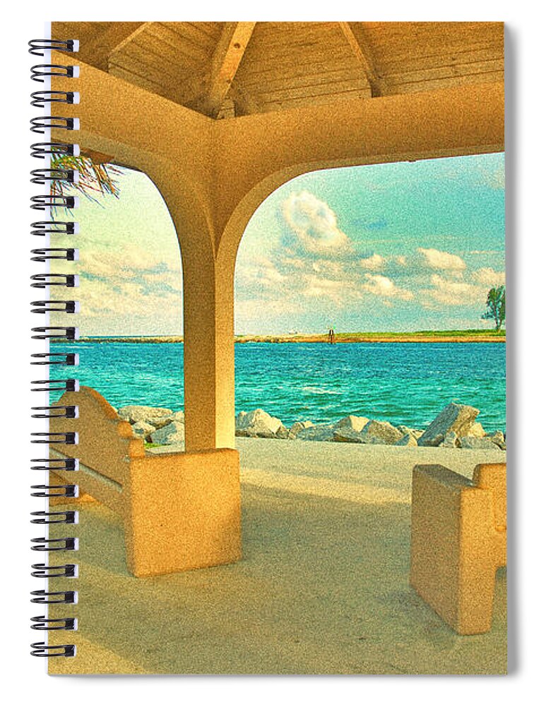 Singer Island Spiral Notebook featuring the photograph 31- Respite by Joseph Keane