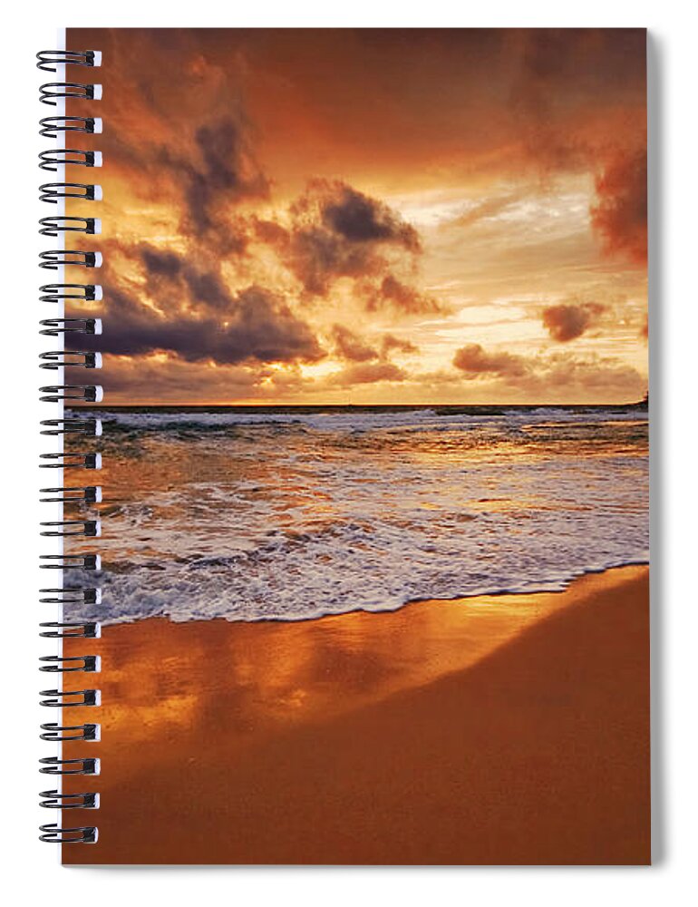 Sunset Spiral Notebook featuring the photograph Sunset #35 by Jackie Russo