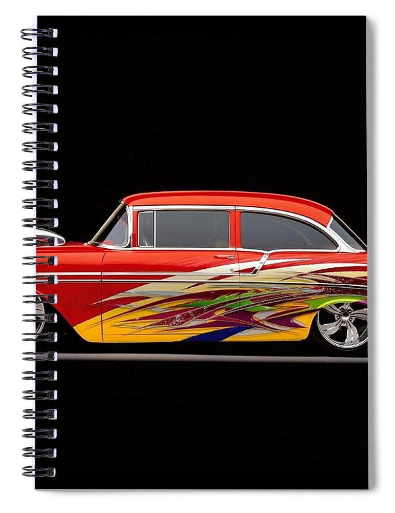 Classic Spiral Notebook featuring the digital art Classic #4 by Super Lovely
