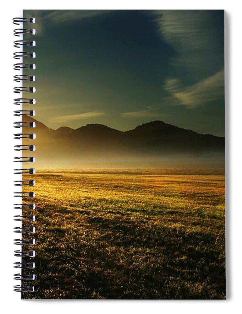 Sunset Spiral Notebook featuring the photograph Sunset #49 by Jackie Russo