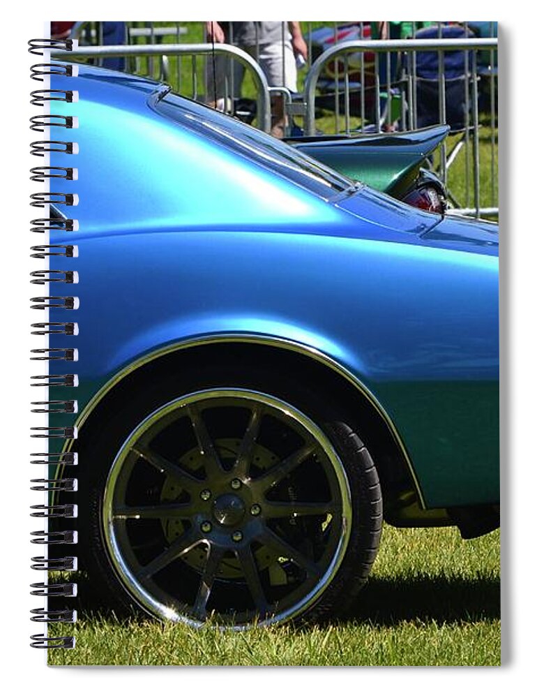  Spiral Notebook featuring the photograph Camaro Detail #5 by Dean Ferreira