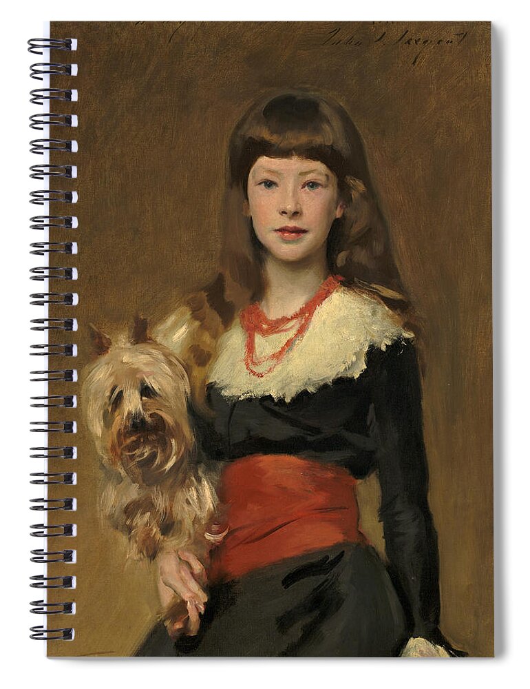 John Singer Sargent Spiral Notebook featuring the painting Miss Beatrice Townsend by John Singer Sargent