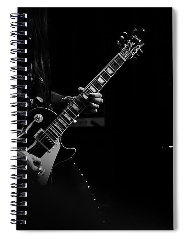 Musician Spiral Notebook featuring the photograph Musician #5 by Mariel Mcmeeking