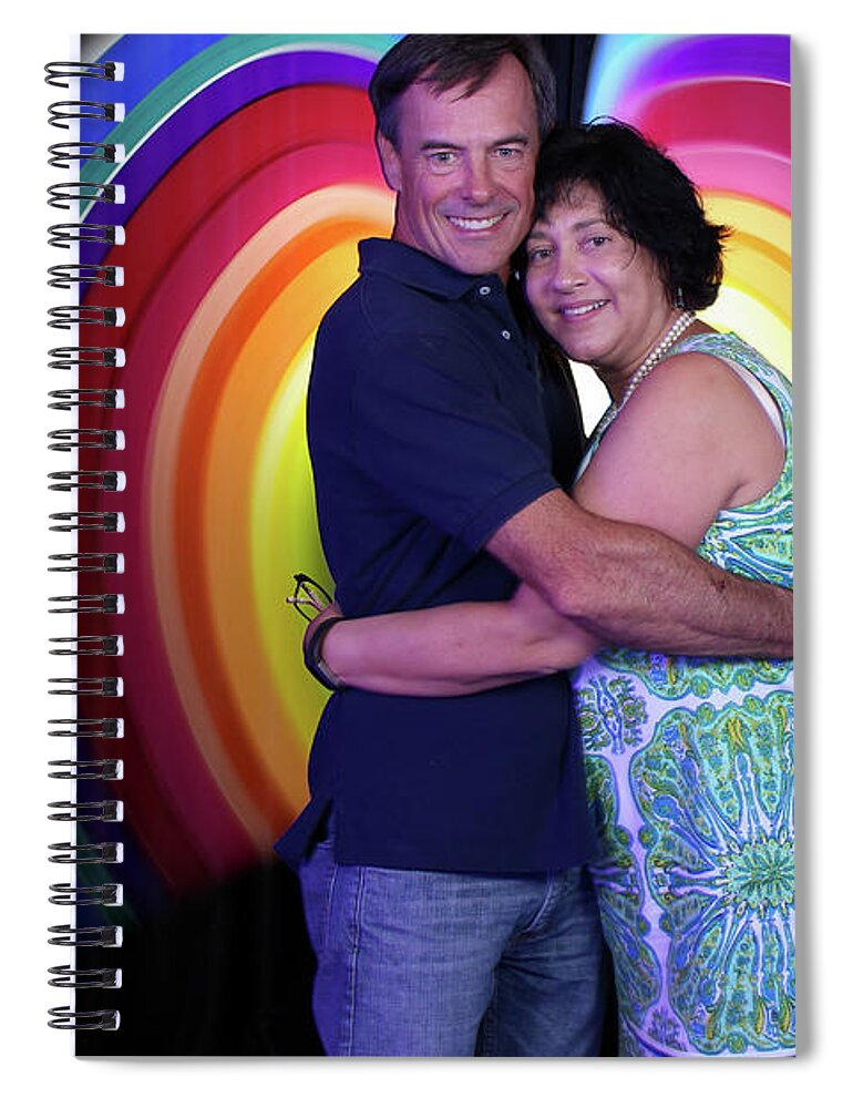  Spiral Notebook featuring the photograph Sterling Event Center Grand Opening #6 by Andrew Nourse