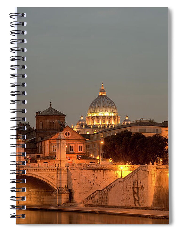 Church Spiral Notebook featuring the photograph Vatican City #6 by Mats Silvan