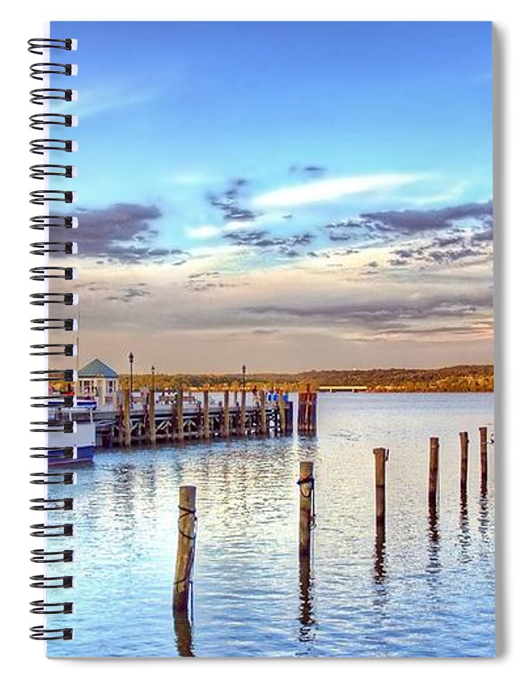 Pier Spiral Notebook featuring the photograph Pier #7 by Jackie Russo