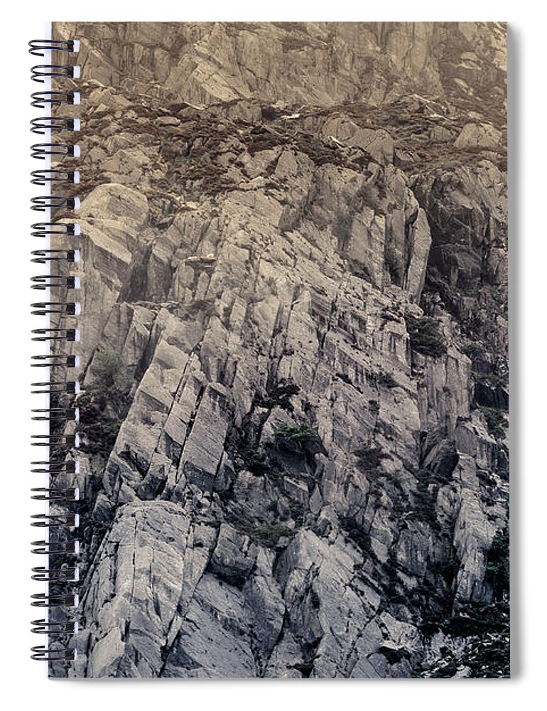 Snowdonia Spiral Notebook featuring the photograph Snowdonia Wales Journey of Mountains #6 by John Williams