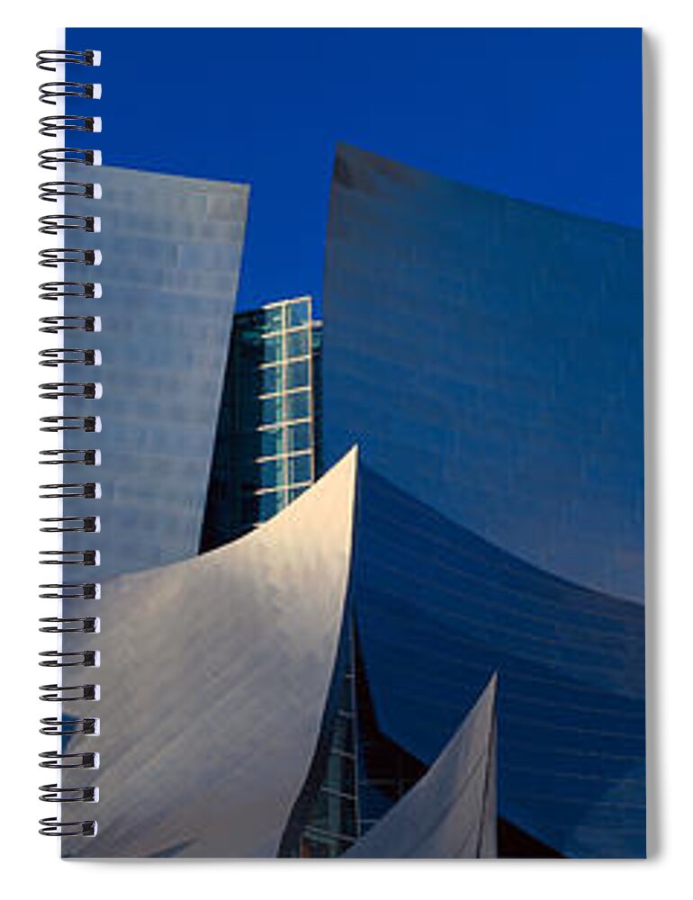 Photography Spiral Notebook featuring the photograph Walt Disney Concert Hall, Los Angeles #7 by Panoramic Images