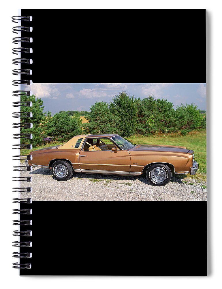 76 Monte Carlo Spiral Notebook featuring the photograph 76 Monte Carlo by Jamieson Brown