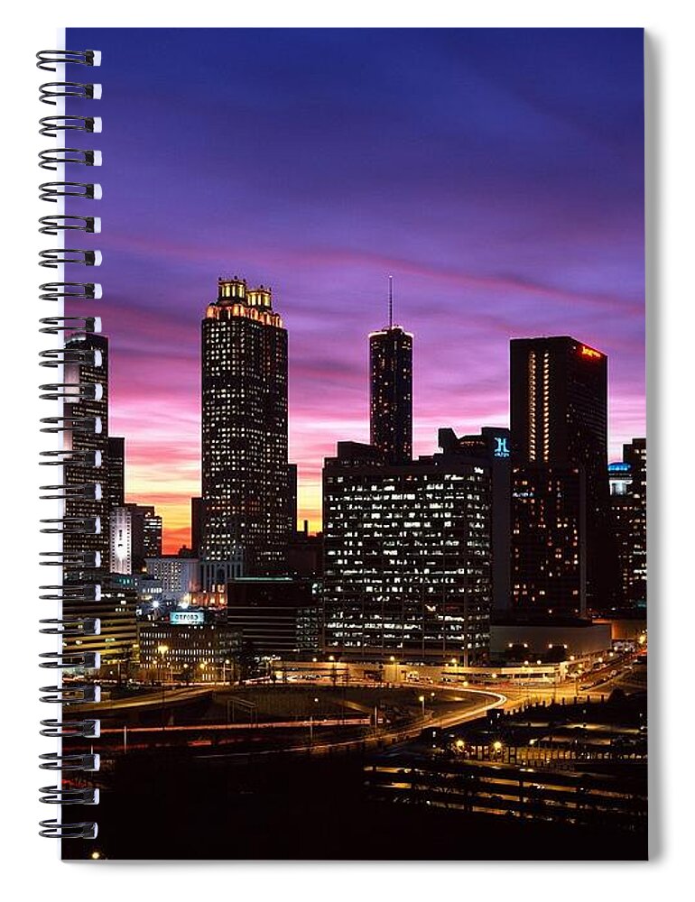 City Spiral Notebook featuring the photograph City #8 by Mariel Mcmeeking