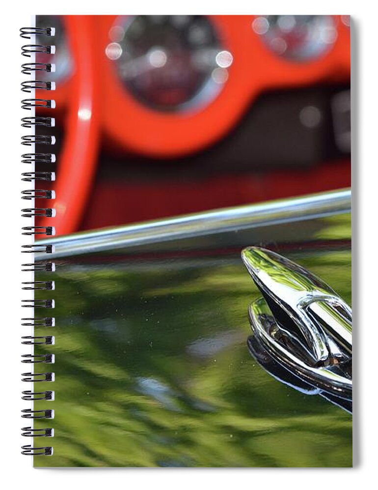  Spiral Notebook featuring the photograph Corvette Detail #8 by Dean Ferreira