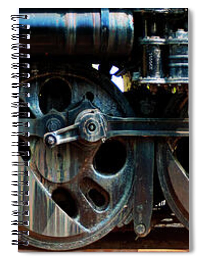 4-8-4 Spiral Notebook featuring the photograph 8 Of 4-8-4 by Paul W Faust - Impressions of Light