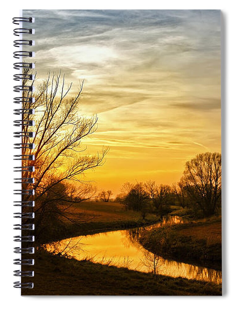 Sunset Spiral Notebook featuring the photograph Sunset #88 by Jackie Russo
