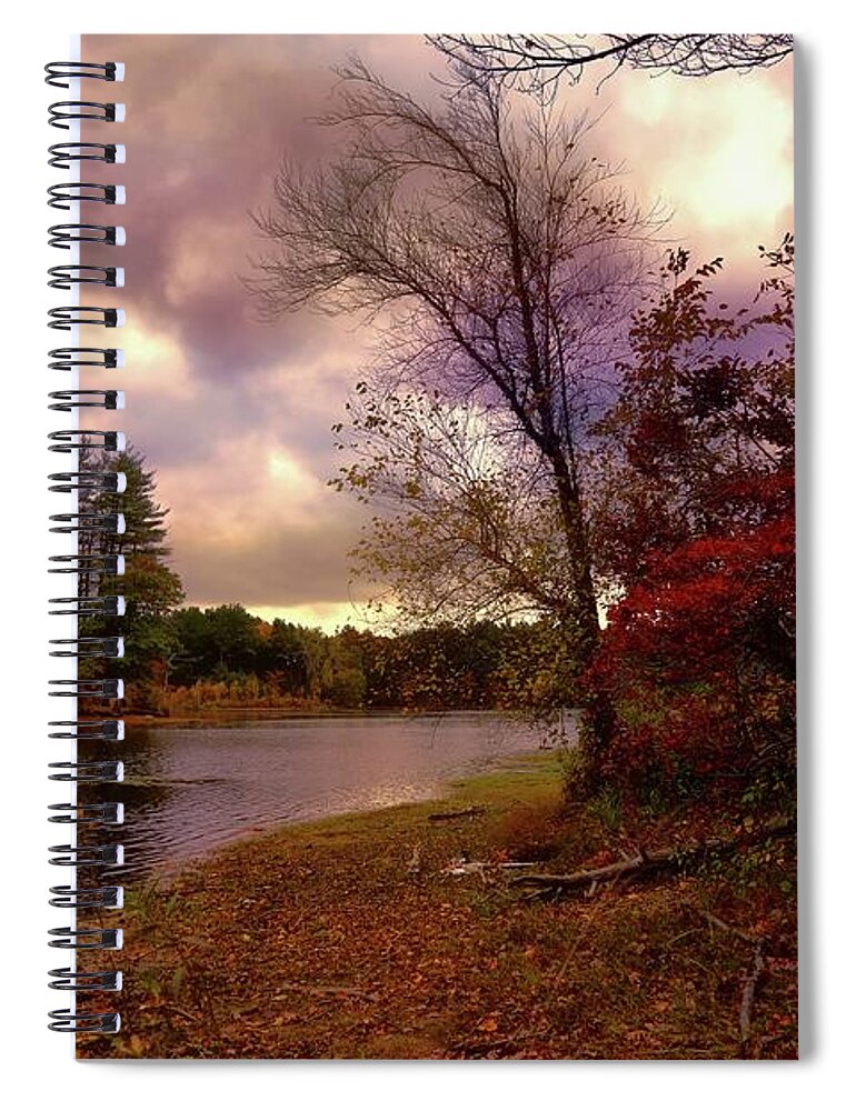 Autumn Spiral Notebook featuring the photograph Autumn Landscape #4 by Lilia S