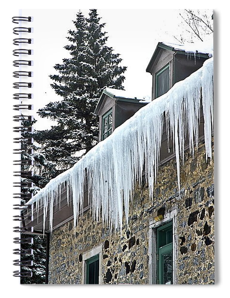  Spiral Notebook featuring the photograph 9953 by Burney Lieberman