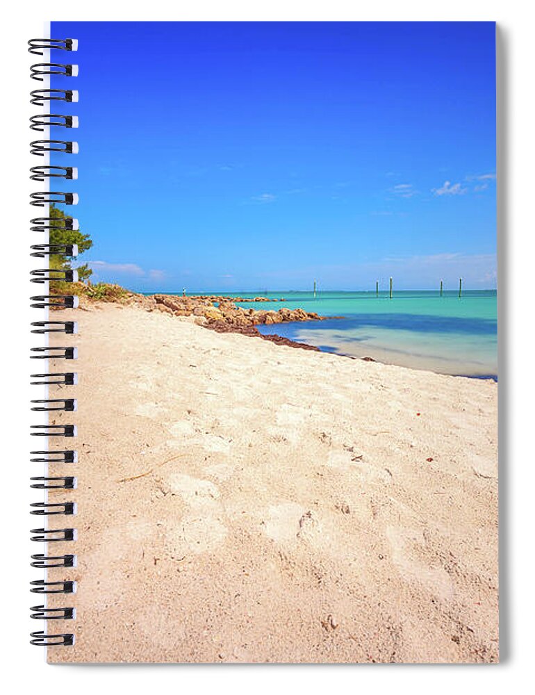 Beach Spiral Notebook featuring the photograph A Beautiful Island Day by Doug Camara