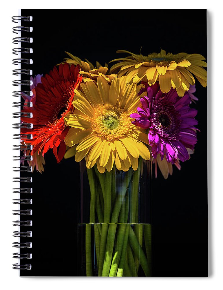 Flowers Spiral Notebook featuring the photograph A Beautiful Reunion by Penny Meyers