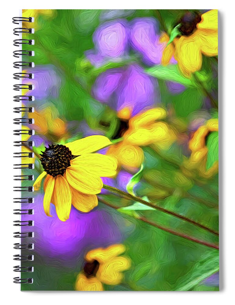 Susie Q Spiral Notebook featuring the photograph A Day In August 2 - Impasto by Steve Harrington