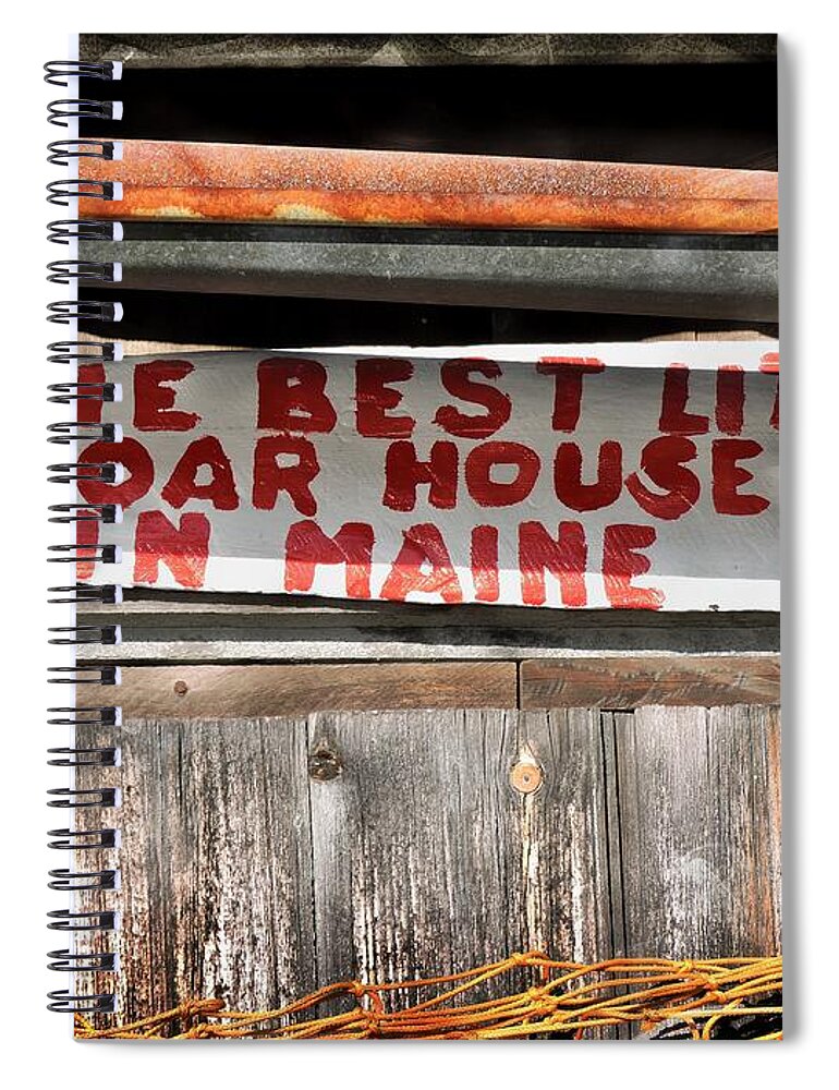 Marcia Lee Jones Spiral Notebook featuring the photograph A Destination by Marcia Lee Jones