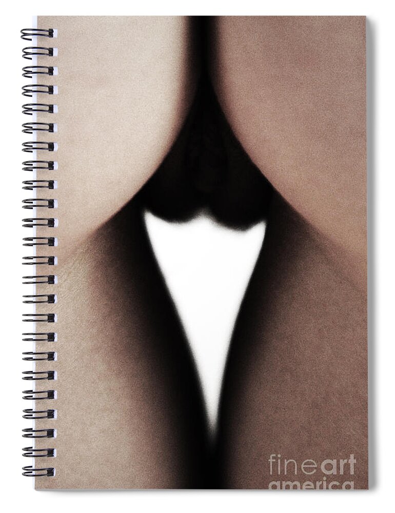 Artistic Spiral Notebook featuring the photograph A haunted passage by Robert WK Clark
