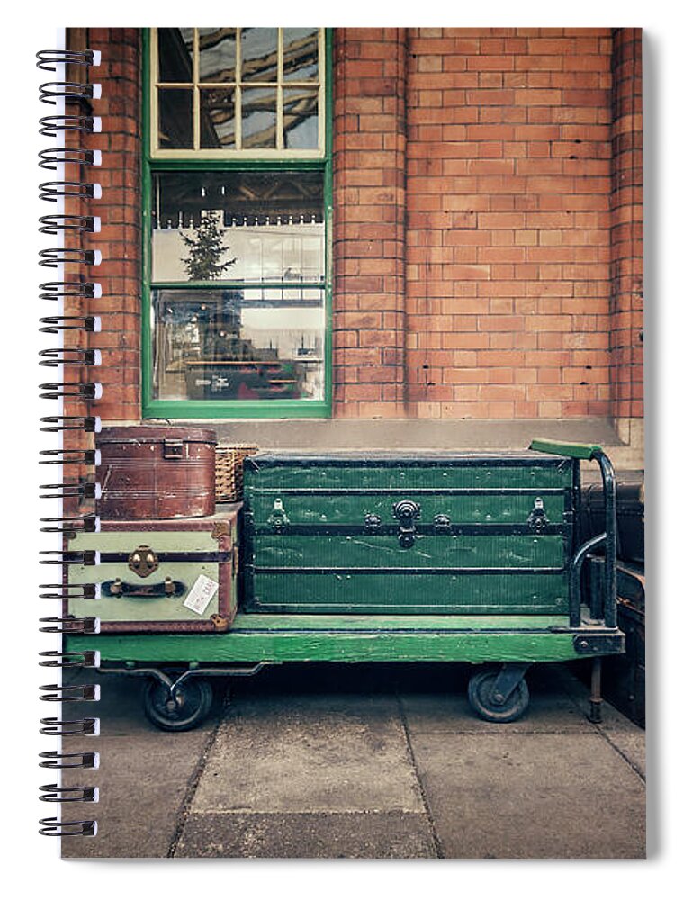 Kremsdorf Spiral Notebook featuring the photograph A Journey Into Yesterday by Evelina Kremsdorf