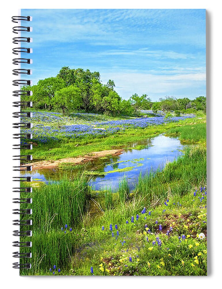 Willow City Loop Spiral Notebook featuring the photograph A Little Taste of Heaven by Lynn Bauer