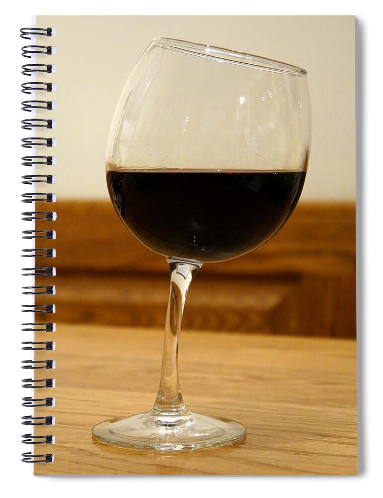 Richard Reeve Spiral Notebook featuring the photograph A Little Tipsy by Richard Reeve