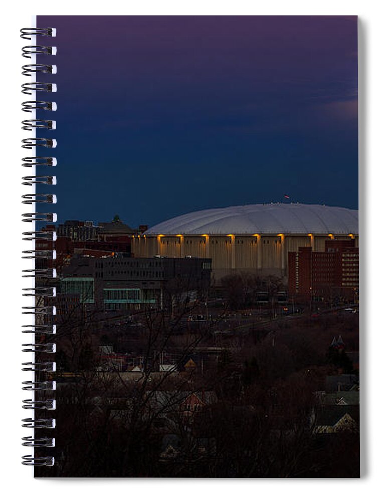 Syracuse Spiral Notebook featuring the photograph A Night To Remember by Everet Regal