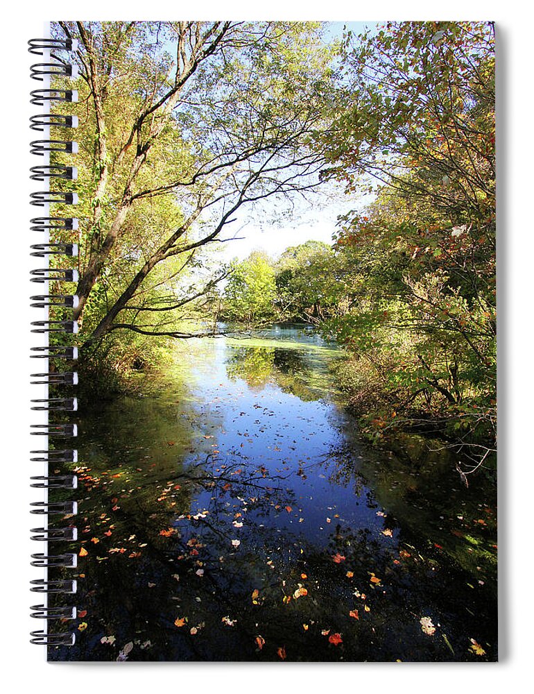 Landscape Spiral Notebook featuring the photograph A Peaceful Afternoon by Trina Ansel