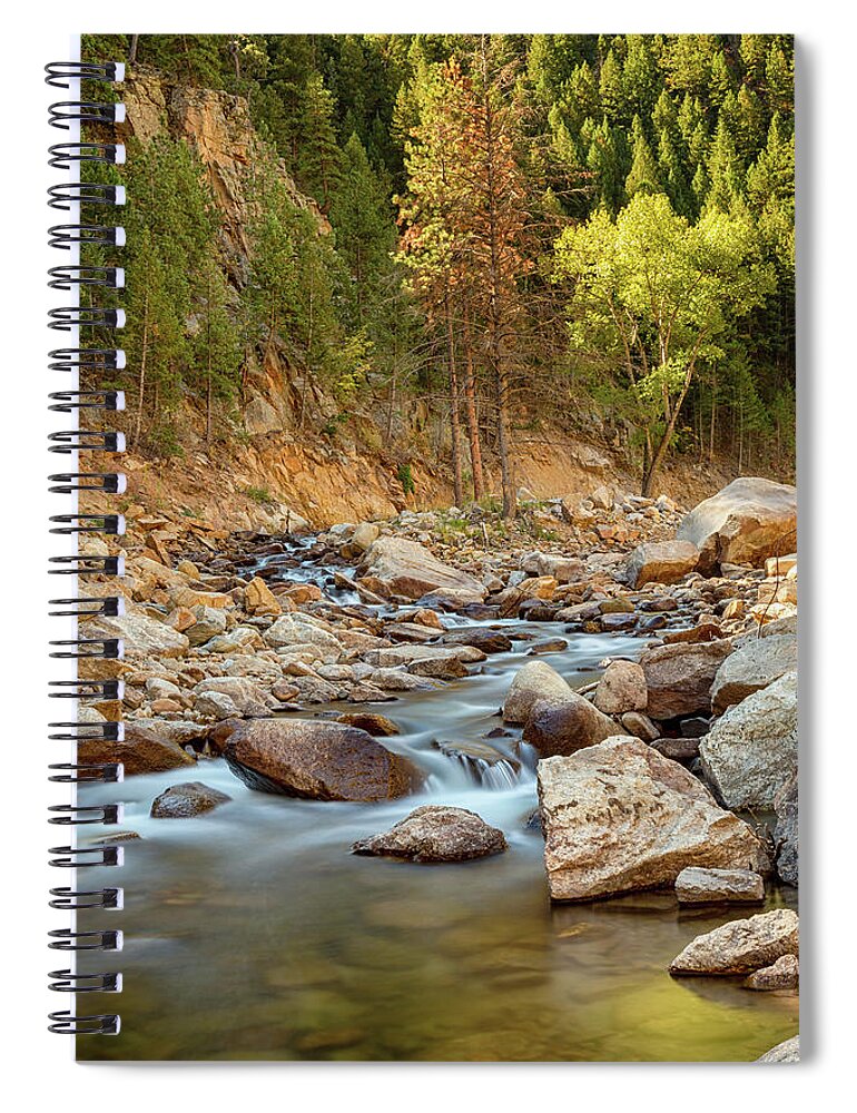 Creeks Spiral Notebook featuring the photograph A Perfect Fall Day by James BO Insogna