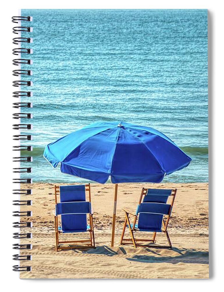 Spring Lake Spiral Notebook featuring the photograph A Quiet Place In Spring Lake by Kristia Adams