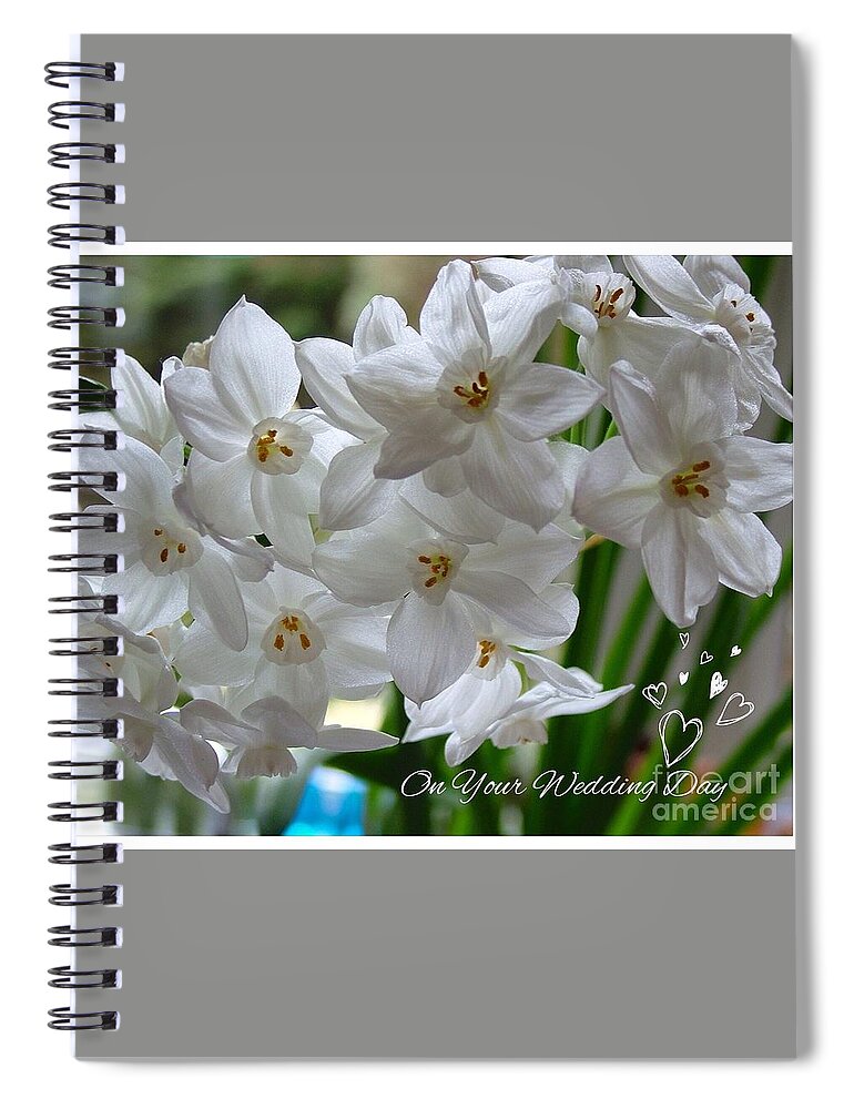 Spring Wedding Spiral Notebook featuring the photograph A Spring Wedding by Joan-Violet Stretch