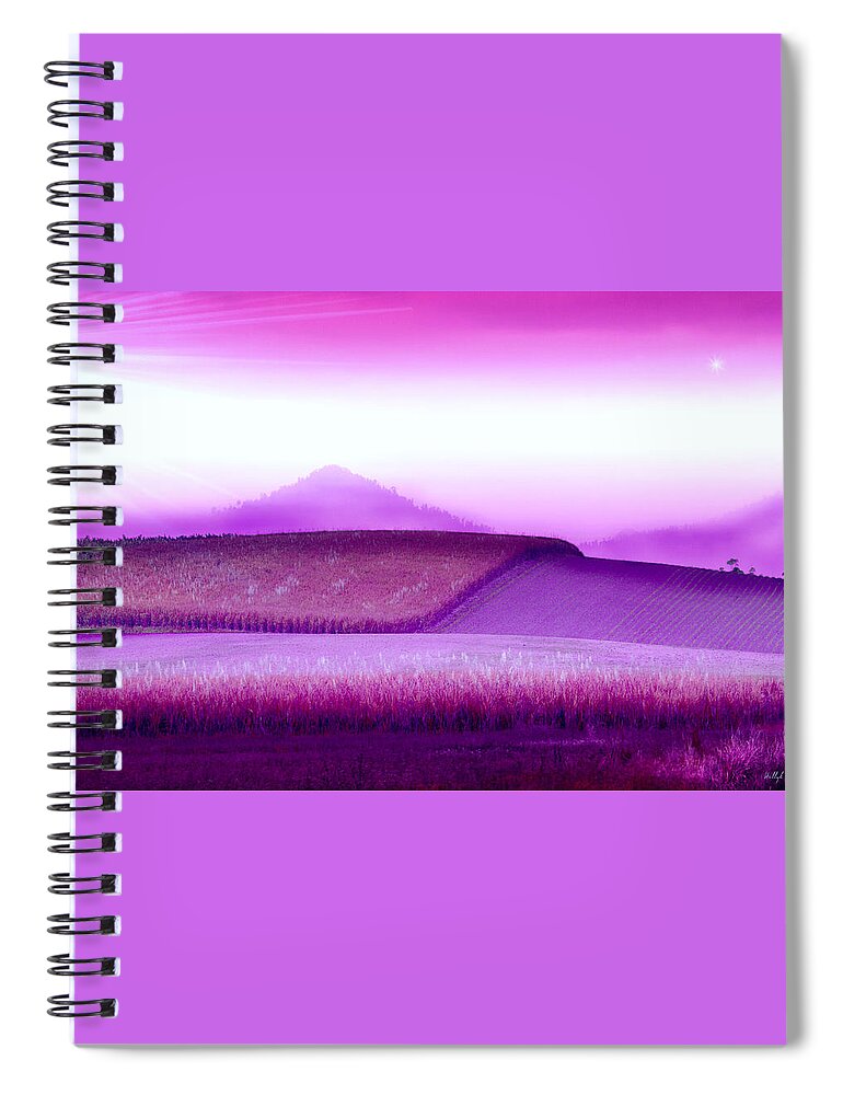 Landscapes Spiral Notebook featuring the photograph A Sweet Harvest by Holly Kempe
