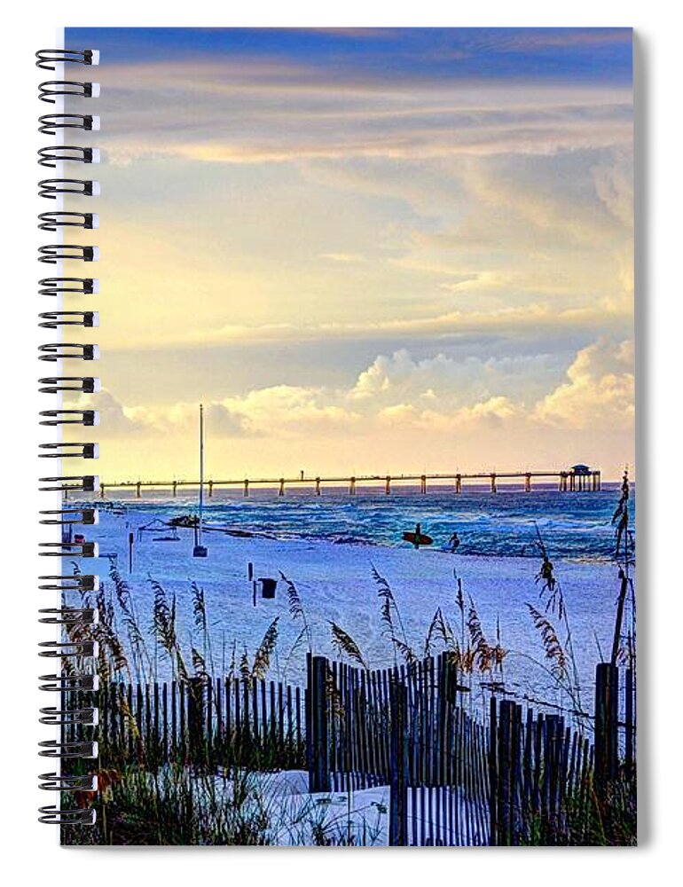 Destin Spiral Notebook featuring the photograph A Taste of Heaven by David Morefield