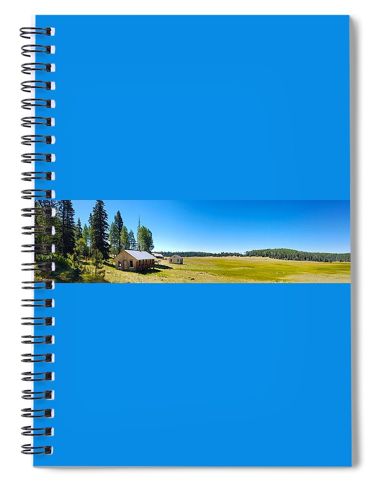 Arizona Spiral Notebook featuring the photograph Abandoned in Meadow by Richard Gehlbach