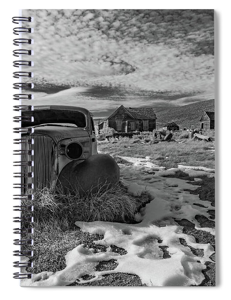 Historic Spiral Notebook featuring the photograph Abandoned by Jody Partin