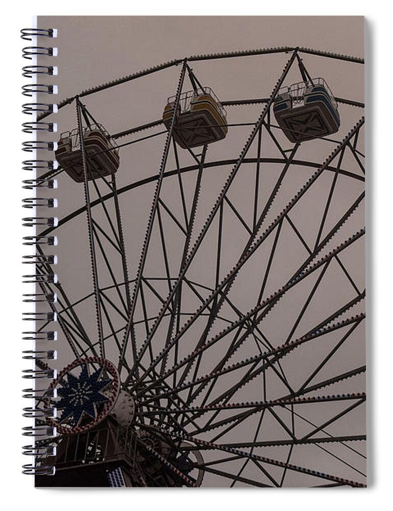 Carnival Spiral Notebook featuring the photograph Abandoned Joy by Nicole Lloyd