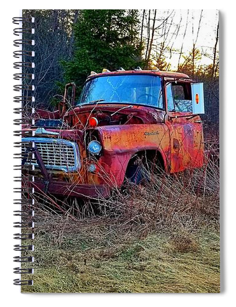 Sea Spiral Notebook featuring the photograph Abandoned by Michael Graham