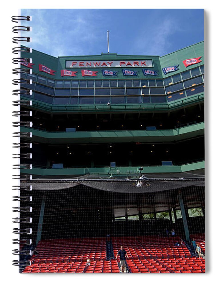 Red Sox Spiral Notebook featuring the photograph Above it All by Paul Mangold