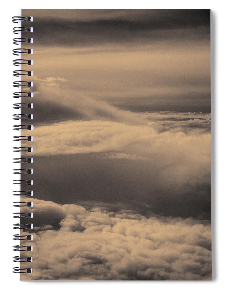 Above The Clouds Spiral Notebook featuring the photograph Above the clouds by Peter V Quenter
