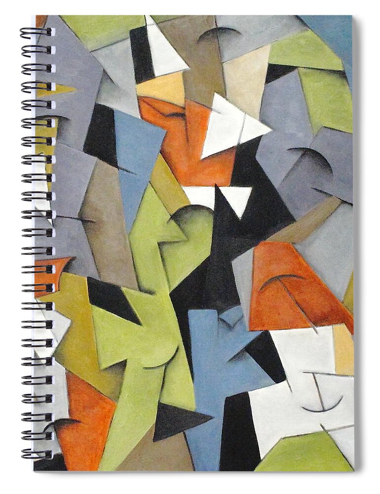 Contemporary Spiral Notebook featuring the painting Absolute by Trish Toro