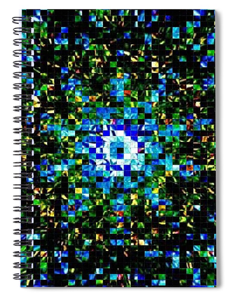 Abstract Spiral Notebook featuring the photograph Abstract 31 by Kristalin Davis
