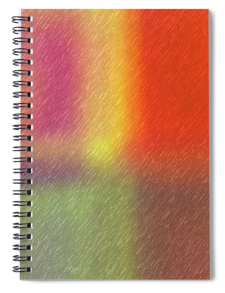 Abstract Spiral Notebook featuring the digital art Abstract 5791 by Steve DaPonte