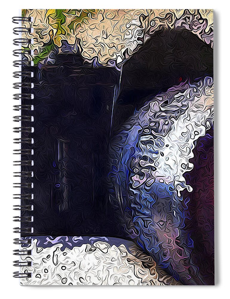 Camera Spiral Notebook featuring the photograph Abstract Analog Camera by Phil Perkins