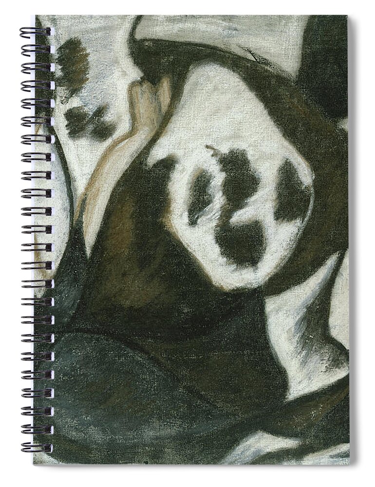 Arthur Garfield Dove Spiral Notebook featuring the painting Abstract by Arthur Garfield Dove