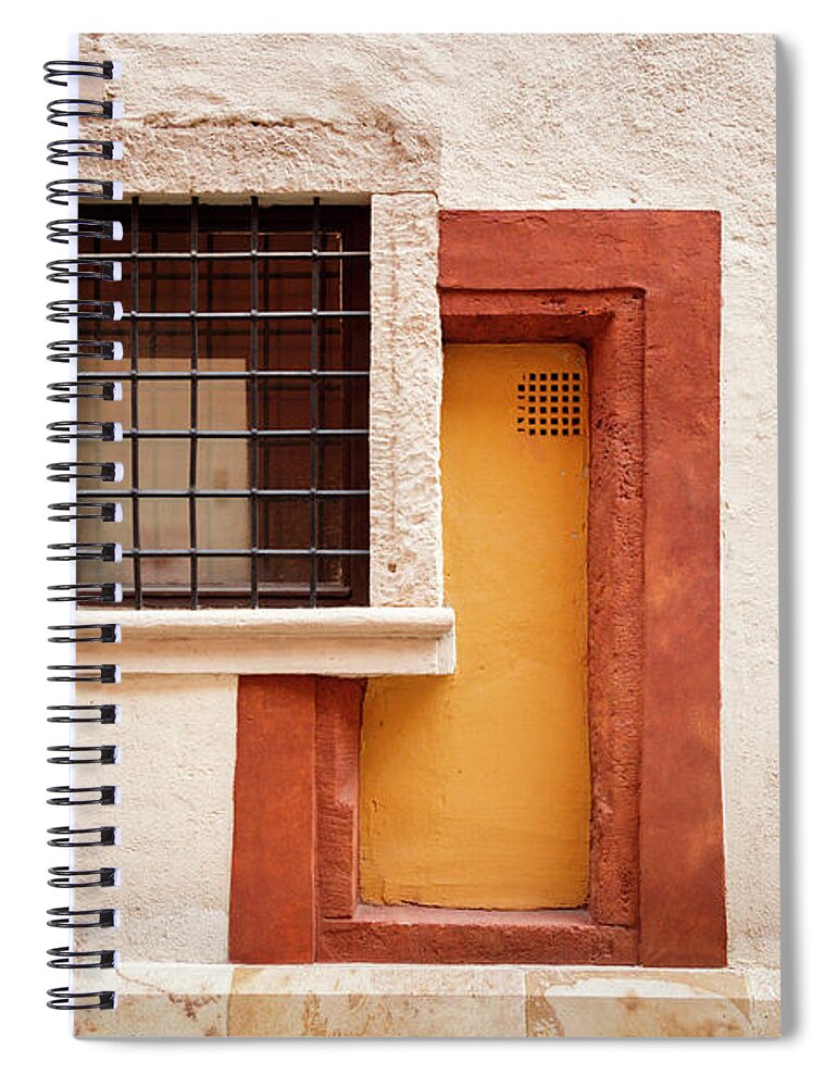 Abstract Spiral Notebook featuring the photograph Abstract Doorway by Rick Deacon