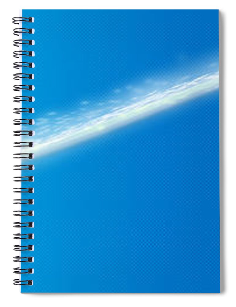Abstract Spiral Notebook featuring the digital art Abstract by Maye Loeser